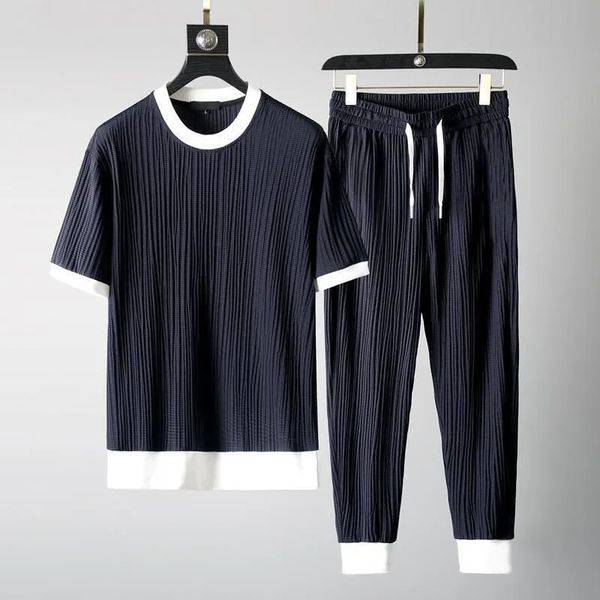 men's tracksuits men outfit set summer thin short sleeve t shirts 2 piece set tracksuit korean fashion o neck pullovers sport clothes 2, Gray
men's tracksuits men outfit set summer thin short sleeve t shirts 2 piece set tracksuit korean fashion o neck pullovers sport clothes 2, Gray