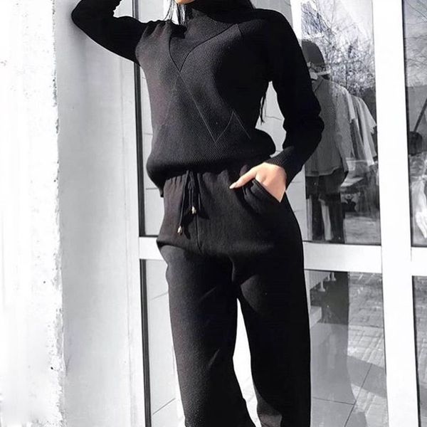 pants tyhru autumn women's turtleneck pure knit sweater or elastic knitted trousers ladies clothes, White
pants tyhru autumn women's turtleneck pure knit sweater or elastic knitted trousers ladies clothes, White