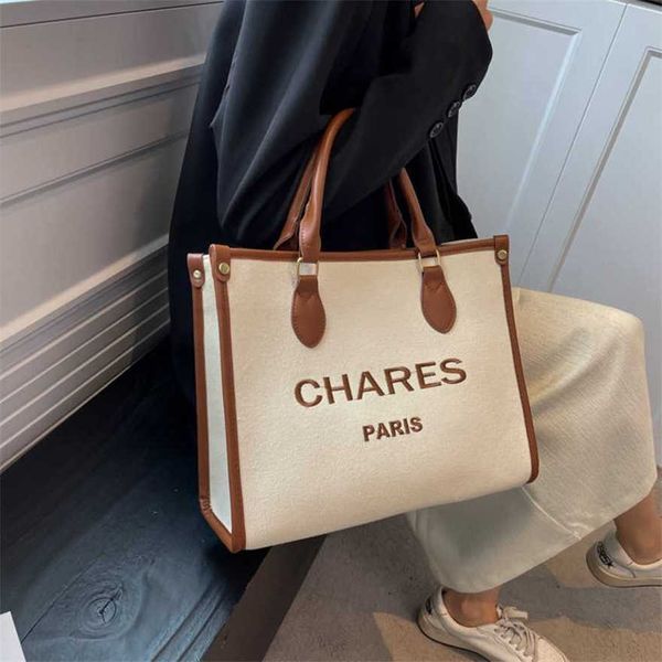 19% off 2023 handbag new women's advanced fashion contrast handbag trendy canvas letter one shoulder tote bag
19% off 2023 handbag new women's advanced fashion contrast handbag trendy canvas letter one shoulder tote bag