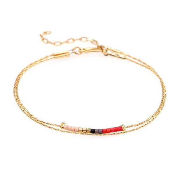wholesale and bracelet export miyuki bead gold thread double layer small adjustable non fading, Golden;silver
wholesale and bracelet export miyuki bead gold thread double layer small adjustable non fading, Golden;silver