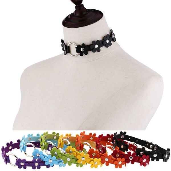 korean punk retro pu leather flower choker necklace clavicle chain necklaces jewelry for women, Golden;silver
korean punk retro pu leather flower choker necklace clavicle chain necklaces jewelry for women, Golden;silver