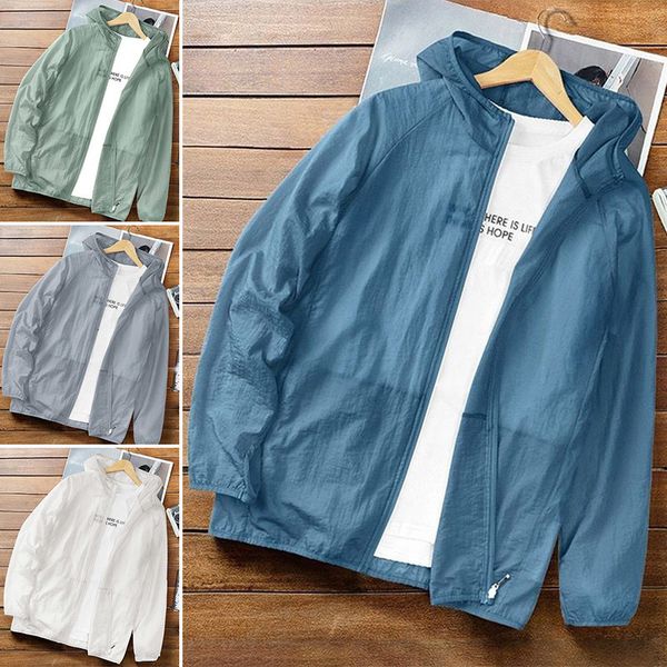 men's jackets 1pc lightweight elastic ice silk clothing sun protection ultra-thin jacket beach outdoor waterproof cool comfortable 2305, Black;brown
men's jackets 1pc lightweight elastic ice silk clothing sun protection ultra-thin jacket beach outdoor waterproof cool comfortable 2305, Black;brown