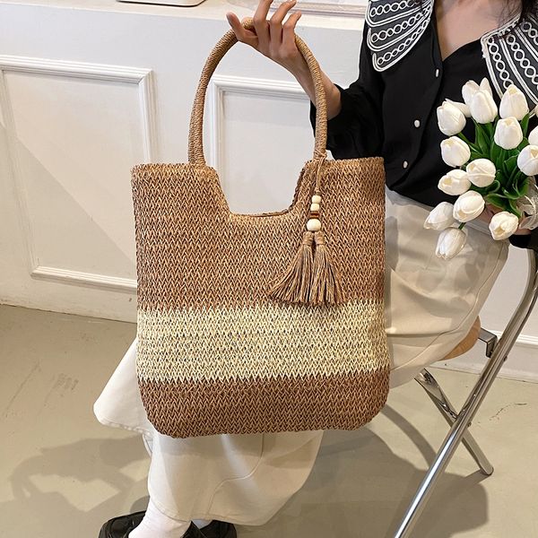 evening bags large capacity straw woven women tote summer beach travel holiday ladies shopping hand beige belt fashion 230510
evening bags large capacity straw woven women tote summer beach travel holiday ladies shopping hand beige belt fashion 230510