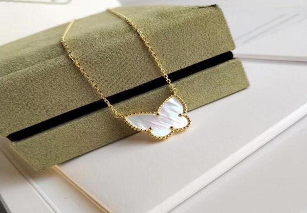 vintage lucky pendant necklace designer 18k yellow gold plated white mother of pearl butterfly charm short chain choker for women 4164899, Silver
vintage lucky pendant necklace designer 18k yellow gold plated white mother of pearl butterfly charm short chain choker for women 4164899, Silver