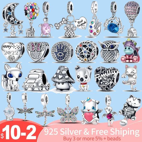 925 sterling silver charms for pandora jewelry beads pandach necklace 925 silver color animal heart shaped bead, Black
925 sterling silver charms for pandora jewelry beads pandach necklace 925 silver color animal heart shaped bead, Black
