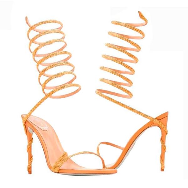 rene caovilla cleo open toe sandals crystal embellished spiral wrap around sandals twining rhinestone sandal women rainbow stiletto heels sh, Black
rene caovilla cleo open toe sandals crystal embellished spiral wrap around sandals twining rhinestone sandal women rainbow stiletto heels sh, Black