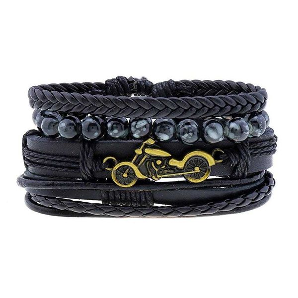 wind simple vintage weave cattle leather bracelet motorcycle multi layer suit men, Golden;silver
wind simple vintage weave cattle leather bracelet motorcycle multi layer suit men, Golden;silver