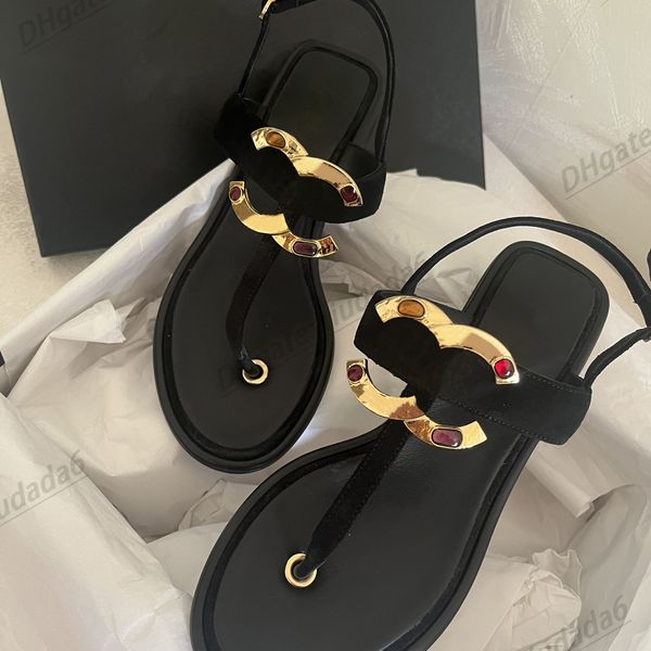thong sandal designer women woody luxury classic lambskin men slide leather strass metal imitation pearls summer shoe outside comfort slippe, Black
thong sandal designer women woody luxury classic lambskin men slide leather strass metal imitation pearls summer shoe outside comfort slippe, Black