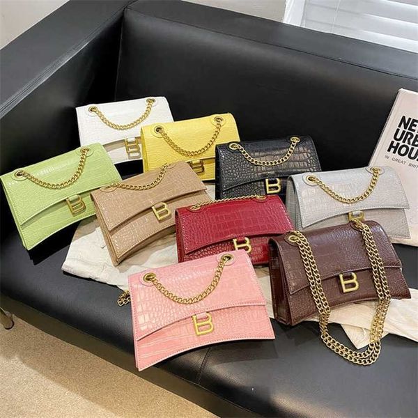 32% 2023 fashion handbag hourglass new shoulder chain bag with crocodile pattern advanced foreign network red versatile style batch
32% 2023 fashion handbag hourglass new shoulder chain bag with crocodile pattern advanced foreign network red versatile style batch