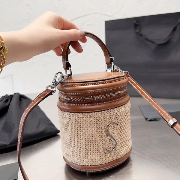 luxury bag ladies mini straw weaving bags designer crossbody shoulder bags women handbag shopping fashion cylindrical wallets
luxury bag ladies mini straw weaving bags designer crossbody shoulder bags women handbag shopping fashion cylindrical wallets