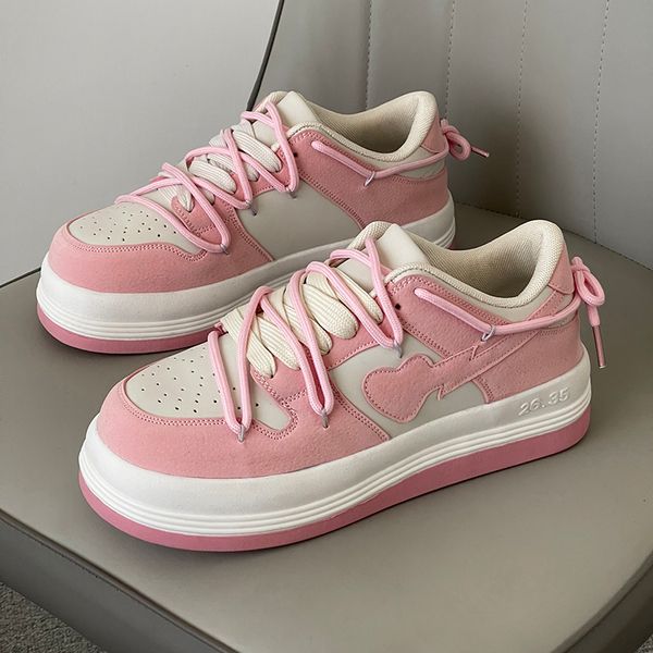 dress shoes pink women vulcanized shoes chunky sneakers women flats design sport shoes lace up women shoes fashion walking sneakers 230511, Black
dress shoes pink women vulcanized shoes chunky sneakers women flats design sport shoes lace up women shoes fashion walking sneakers 230511, Black