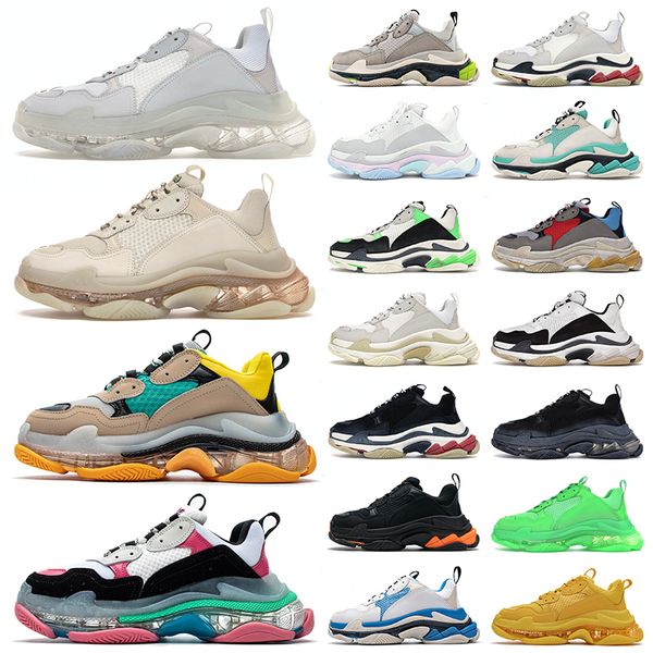 2023 new fashion triple s designer shoes triple-s luxury loafers men women clear sole crystal bottom old grandpa dad 17fw paris vintage trai, Black
2023 new fashion triple s designer shoes triple-s luxury loafers men women clear sole crystal bottom old grandpa dad 17fw paris vintage trai, Black