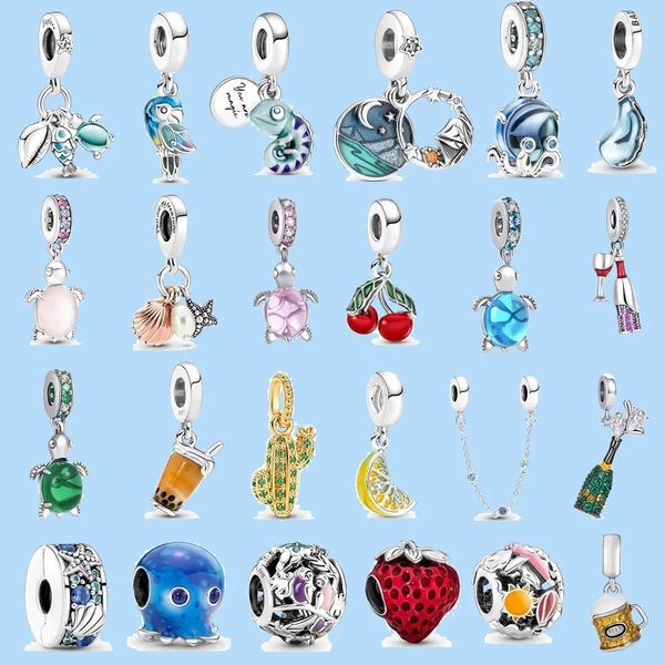 925 sterling silver charms for pandora jewelry beads new murano glass sea turtle dangle beads, Black
925 sterling silver charms for pandora jewelry beads new murano glass sea turtle dangle beads, Black