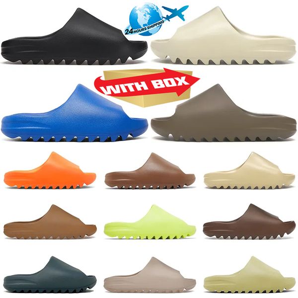 designer slides men slippers women slide onyx bone desert sand earth brown azure orange flax glow green resin trainers sneakers with box, Black
designer slides men slippers women slide onyx bone desert sand earth brown azure orange flax glow green resin trainers sneakers with box, Black