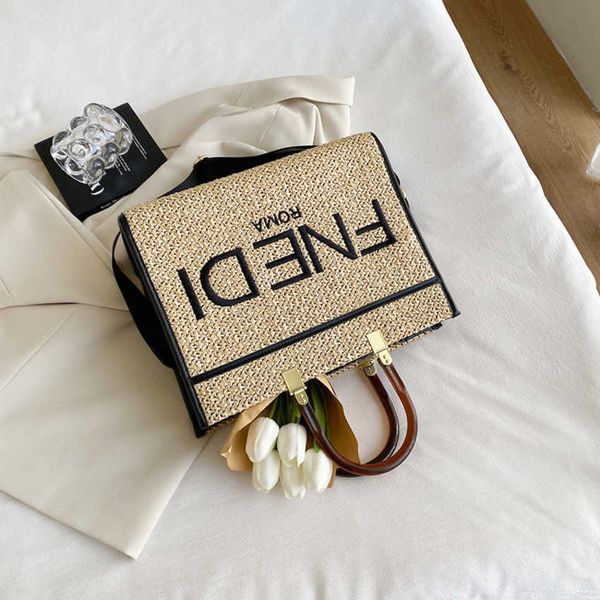 50% off 2023 handbag new fashion trend letter tote large capacity advanced grass weaving one shoulder crossbody women's bag
50% off 2023 handbag new fashion trend letter tote large capacity advanced grass weaving one shoulder crossbody women's bag