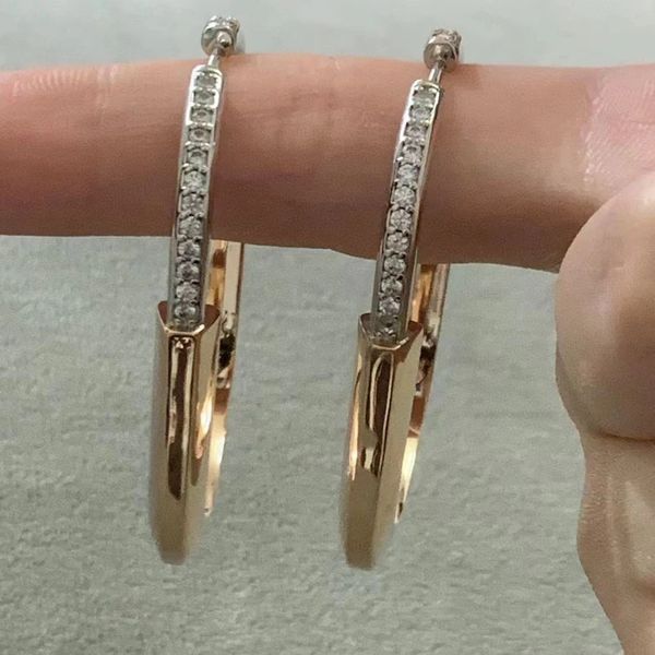 luxury designer hoop earring 2023 new arrival fashion 925 sterling silver rose gold lock hoop earrings zircon stones for women brand party j, Golden;silver
luxury designer hoop earring 2023 new arrival fashion 925 sterling silver rose gold lock hoop earrings zircon stones for women brand party j, Golden;silver