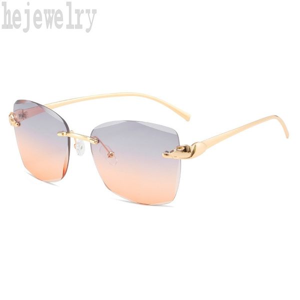 plated gold luxury sunglasses leopard head sun glasses creative classical rimless casual simply lunette homme mens glasses vintage european, White;black
plated gold luxury sunglasses leopard head sun glasses creative classical rimless casual simply lunette homme mens glasses vintage european, White;black