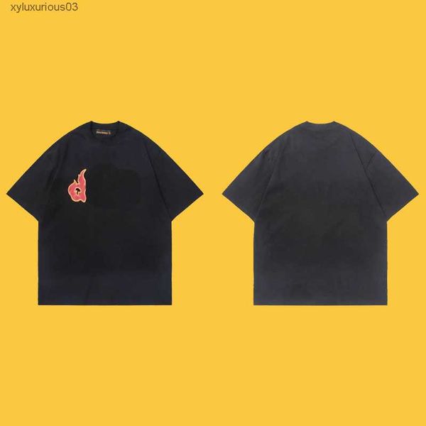 mens print designer tshits streetwear men t-shirt short sleeve black flame tees, White;black
mens print designer tshits streetwear men t-shirt short sleeve black flame tees, White;black