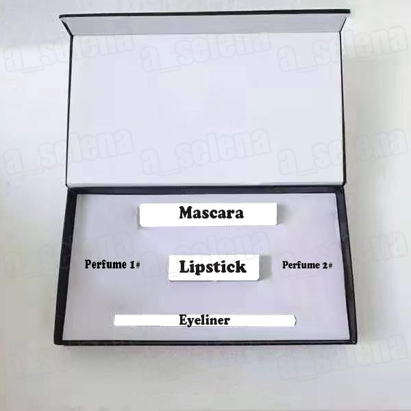 Image of 5 in 1 Makeup Set Perfume Cosmetics Collection Mascara Eyeliner Cosmetic Matte Lipstick Make Up parfum Kit