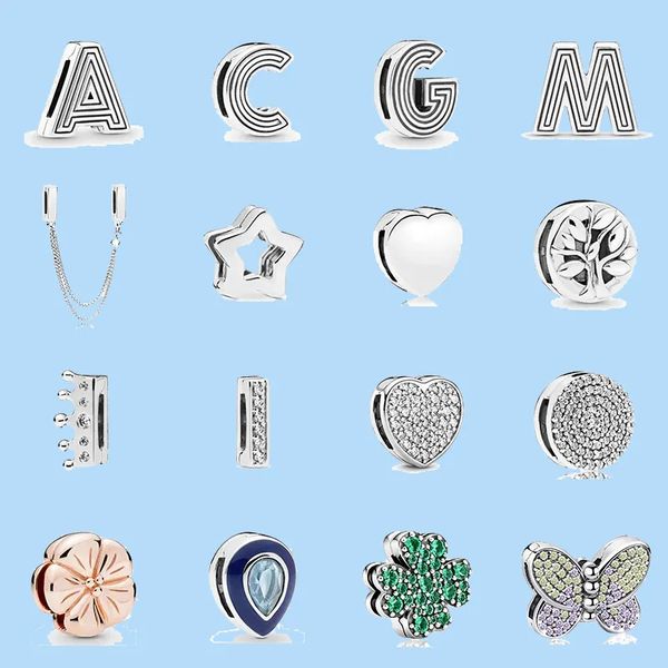 925 sterling silver charms for pandora jewelry beads alphabet clip ser charms beads, Black
925 sterling silver charms for pandora jewelry beads alphabet clip ser charms beads, Black