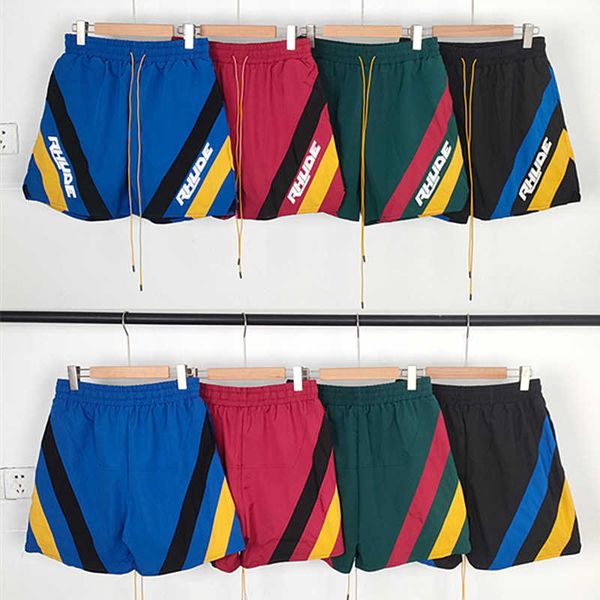 micro chaopai rhude label stripe contrast casual quick drying shorts men's and women's high street beach elastic capris, White;black
micro chaopai rhude label stripe contrast casual quick drying shorts men's and women's high street beach elastic capris, White;black