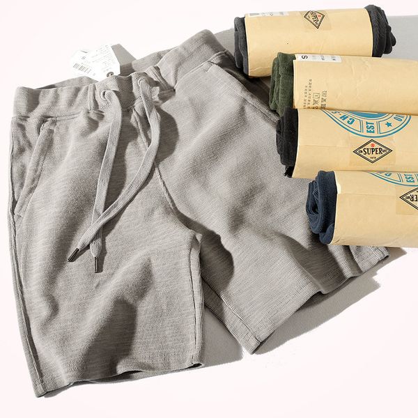 men's shorts summer heavyweight knitted shorts men's elastic waist drawstring pure cotton washed old vintage sports casual shorts, White;black
men's shorts summer heavyweight knitted shorts men's elastic waist drawstring pure cotton washed old vintage sports casual shorts, White;black