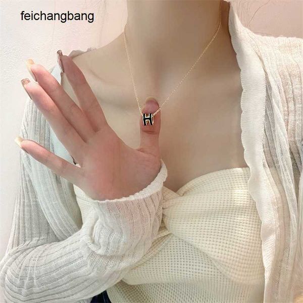 luxury h ermes designer necklace small and high end h letter necklace feminine versatile sweater chain bone mesh red accessory neck female, Black
luxury h ermes designer necklace small and high end h letter necklace feminine versatile sweater chain bone mesh red accessory neck female, Black