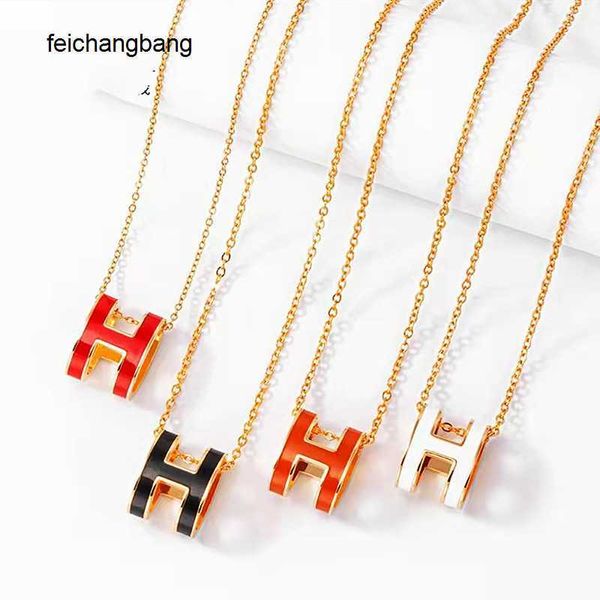 casual h ermes designer necklace tiktok online live broadcast h letter enamel drop glaze female korean pendant light luxury titanium steel b, Black
casual h ermes designer necklace tiktok online live broadcast h letter enamel drop glaze female korean pendant light luxury titanium steel b, Black