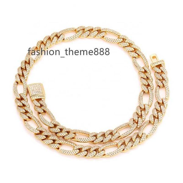 china 18k gold full pave setting moissanite 3 1 hiphop figaro chain necklace jewelry, Silver
china 18k gold full pave setting moissanite 3 1 hiphop figaro chain necklace jewelry, Silver