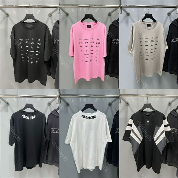 designer womens t-shirt ba lenciaga tshirt round neck loose letter classic mens tshirt short sleeve fashion summer sweatshirt casual couples, White;black
designer womens t-shirt ba lenciaga tshirt round neck loose letter classic mens tshirt short sleeve fashion summer sweatshirt casual couples, White;black