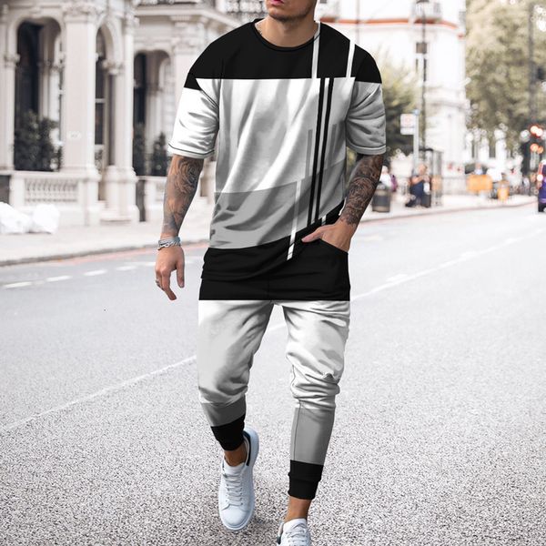 men's tracksuits short sleeve t shirt long pants men 2 piece sets men tracksuit 3d printed trend oversized clothes summer sportwear out, Gray
men's tracksuits short sleeve t shirt long pants men 2 piece sets men tracksuit 3d printed trend oversized clothes summer sportwear out, Gray