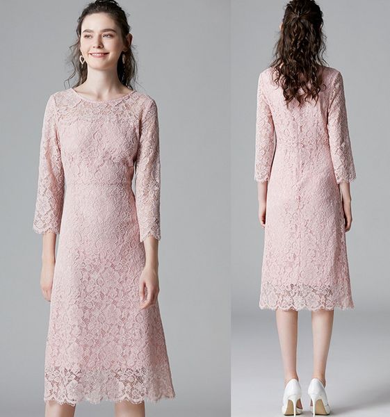 sheath short prom party dress 2023 jewel neck floral lace 3/4 sleeves pink women evening birthday gowns robe de soiree customed, Black
sheath short prom party dress 2023 jewel neck floral lace 3/4 sleeves pink women evening birthday gowns robe de soiree customed, Black