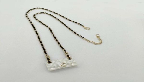 2023 luxury quality charm handbag pendant necklace in two colors pink and white with black genuine leather have box stamp ps7538a8437646, Silver
2023 luxury quality charm handbag pendant necklace in two colors pink and white with black genuine leather have box stamp ps7538a8437646, Silver