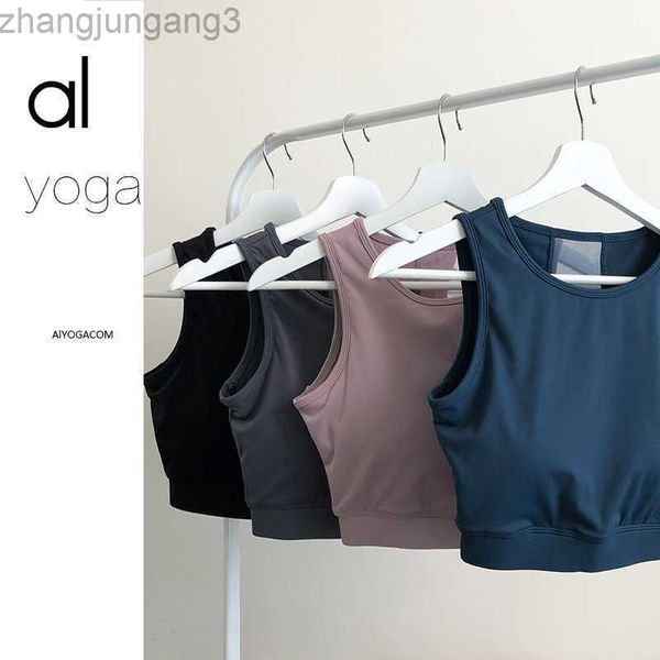 desginer alo yoga nude bra no steel ring gathering shockproof fitness running sports bra tank top, White
desginer alo yoga nude bra no steel ring gathering shockproof fitness running sports bra tank top, White