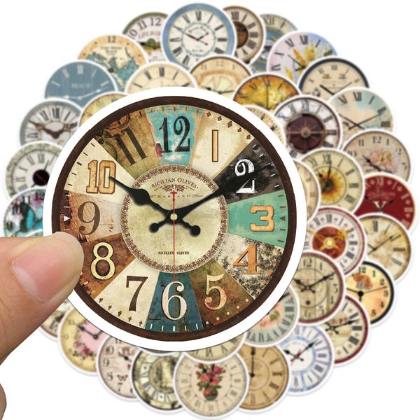 50pcs vintage clock stickers skate accessories waterproof vinyl sticker for skateboard lapluggage bicycle motorcycle phone car decals
50pcs vintage clock stickers skate accessories waterproof vinyl sticker for skateboard lapluggage bicycle motorcycle phone car decals