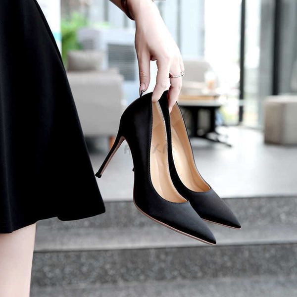 sandals new high heels women fashion pointed toe office shoes solid flock shallow for black white 230417
sandals new high heels women fashion pointed toe office shoes solid flock shallow for black white 230417