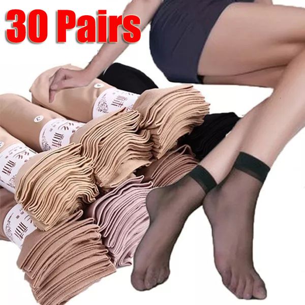 socks hosiery 30pairs summer skin color transparent thin women crystal silk nylon ladies female short ankle meias 230512, Black;white
socks hosiery 30pairs summer skin color transparent thin women crystal silk nylon ladies female short ankle meias 230512, Black;white