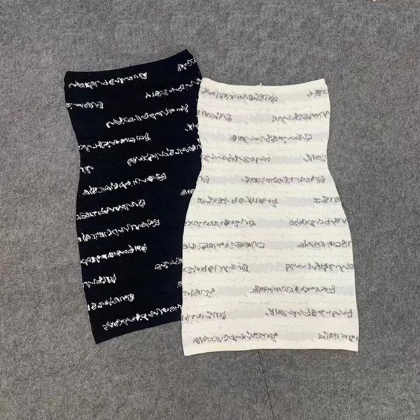women designer dresses brand letter fashion strapless stretch mini sleeveless dress bodycon party dress, Black;gray
women designer dresses brand letter fashion strapless stretch mini sleeveless dress bodycon party dress, Black;gray