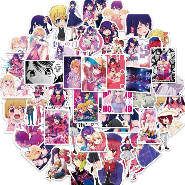 50pcs anime oshi no ko stickers pack waterproof vinyl stickers non-random car bike luggage sticker lapskateboard motor water bottle decal
50pcs anime oshi no ko stickers pack waterproof vinyl stickers non-random car bike luggage sticker lapskateboard motor water bottle decal