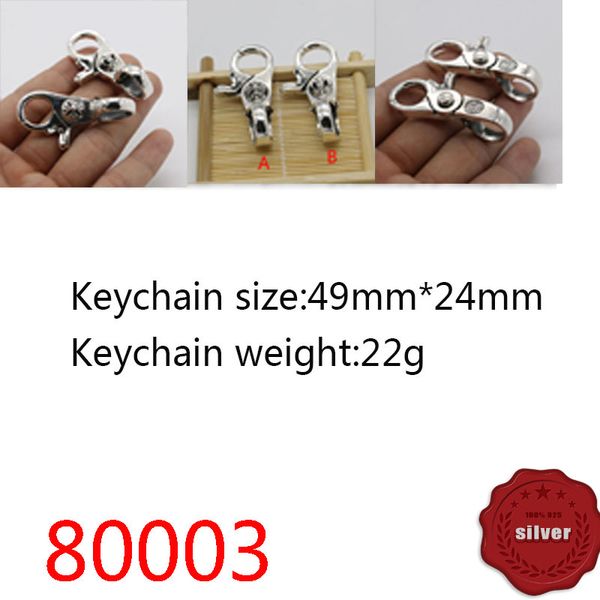 80003 s925 sterling silver keychain head jewelry pendant creative high range waist hanging keyring cross flower boat anchor mother simple pu, Slivery;golden
80003 s925 sterling silver keychain head jewelry pendant creative high range waist hanging keyring cross flower boat anchor mother simple pu, Slivery;golden