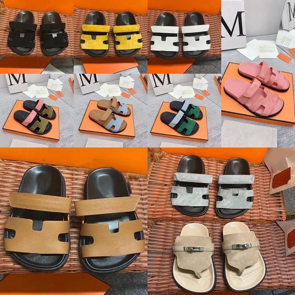 designer suede slippers chypre sandals men women genuine leather sandal thick bottom flip flops rubber sole slides marine green calfskin sli, Black
designer suede slippers chypre sandals men women genuine leather sandal thick bottom flip flops rubber sole slides marine green calfskin sli, Black