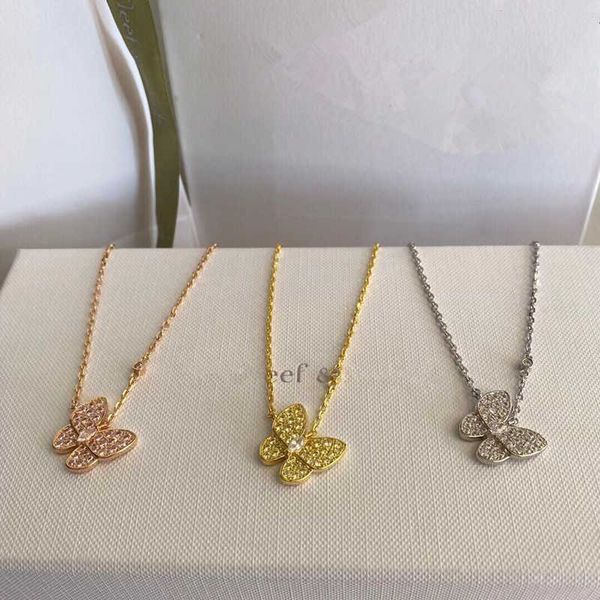 high version fanjia full diamond butterfly women's plated 18k horse eye stone set four leaf grass necklace, Silver
high version fanjia full diamond butterfly women's plated 18k horse eye stone set four leaf grass necklace, Silver