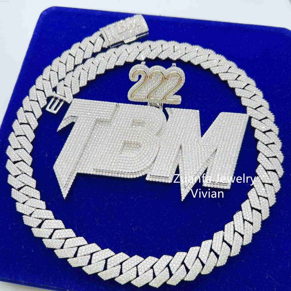 iced out diamond pendant men necklace hip hop fine jewelry vvs moissanite sterling silver 925 custom letter pendant
iced out diamond pendant men necklace hip hop fine jewelry vvs moissanite sterling silver 925 custom letter pendant