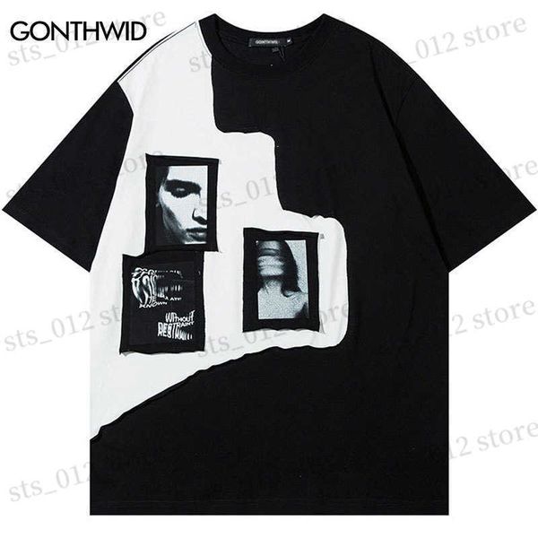 t-shirts hip men's hop punk streetwear t shirt y2k retro graphic embroidery patch patchwork gothic tshirt 2023 fashion cotton oversized, White;black
t-shirts hip men's hop punk streetwear t shirt y2k retro graphic embroidery patch patchwork gothic tshirt 2023 fashion cotton oversized, White;black