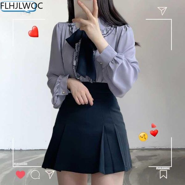 shirts women's ruffles cute bow tie preppy style vintage japanese korea design button elegant formal white purple shirts blouses
shirts women's ruffles cute bow tie preppy style vintage japanese korea design button elegant formal white purple shirts blouses
