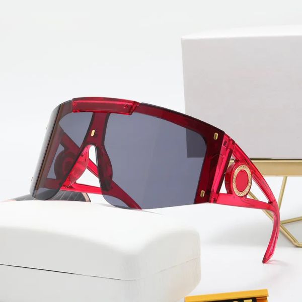 red luxury sunglasses for women sunglasses ladies one piece lens goggles trend color large size driving glasses spectacle frame integrated s, White;black
red luxury sunglasses for women sunglasses ladies one piece lens goggles trend color large size driving glasses spectacle frame integrated s, White;black