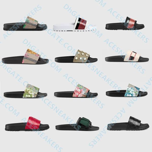 new designer rubber slide sandal floral brocade men slipper flower gear bottoms flip flops women striped beach causal slipper with box bsy, Black
new designer rubber slide sandal floral brocade men slipper flower gear bottoms flip flops women striped beach causal slipper with box bsy, Black