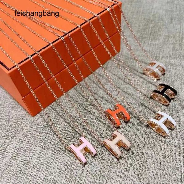 casual h ermes designer necklace aijia seiko letter light luxury enamel h women s fashion versatile colorless collar chain, Black
casual h ermes designer necklace aijia seiko letter light luxury enamel h women s fashion versatile colorless collar chain, Black