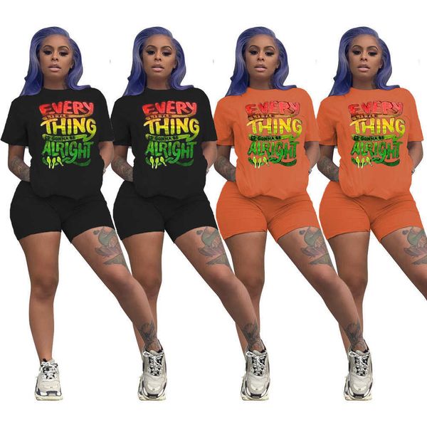 summer women short outfits fashion casual solid letter printed short sleeve shorts two piece set, Gray
summer women short outfits fashion casual solid letter printed short sleeve shorts two piece set, Gray