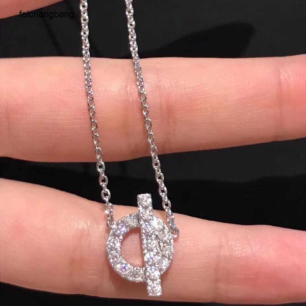 h ermes designer necklace sterling silver high edition pig nose star same style h full diamond collar chain, Black
h ermes designer necklace sterling silver high edition pig nose star same style h full diamond collar chain, Black